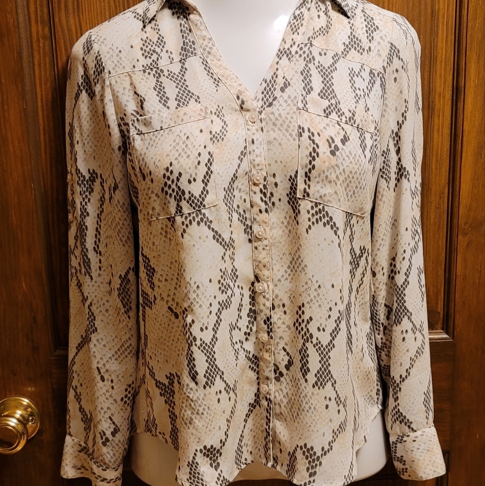 Express Portofino Button Down Sz XS